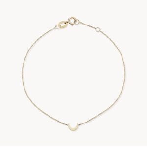 bluboho ‼️FIRM PRICE‼️Rose Gold Crescent Moon Delicate Bracelet